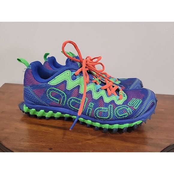 Adidas Vigor TR 3 Running Shoes Sneakers Women's Blue Green Athletic US Sz 7 - Picture 1 of 9